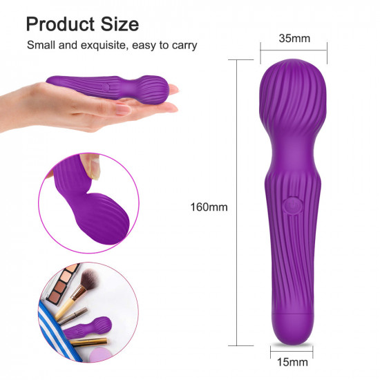 18 speeds powerful dildo vibrator av magic wand g-spot massager sex toys