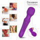 18 speeds powerful dildo vibrator av magic wand g-spot massager sex toys