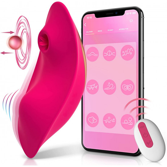 3 in 1 app remote control wearable butterfly g spot vibrator - victoria