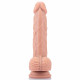 8 inch dual density realistic suction cup dildo