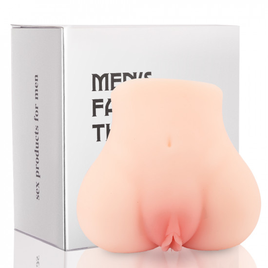 7.3'' 3d silicone realistic pussy ass male masturbator