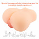 7.3'' 3d silicone realistic pussy ass male masturbator