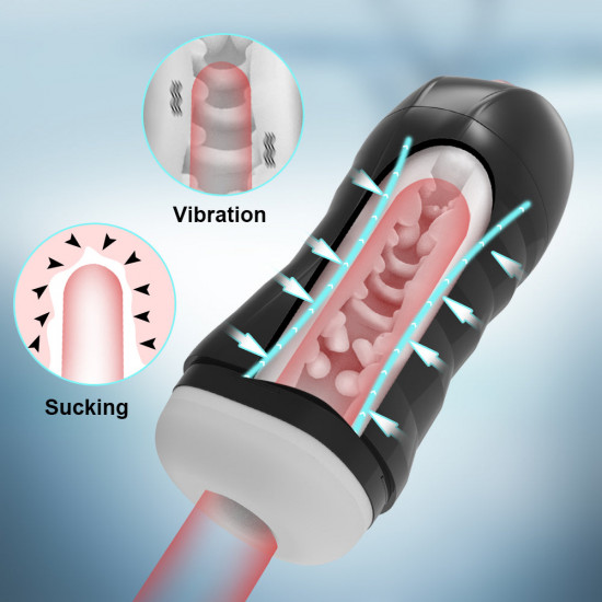 automatic sucking male mastubator blowjob suction smooth vibrating masturbation equipment