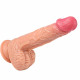 crazed thrusting and rotating vibrating suction-cup dildo