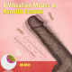 crazed thrusting and rotating vibrating suction-cup dildo - chocolate