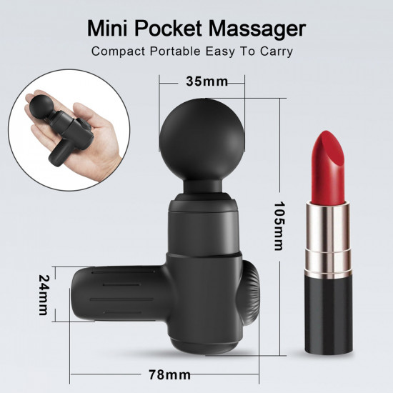 discreet clitoral vibrator mini massage gun shape  m1