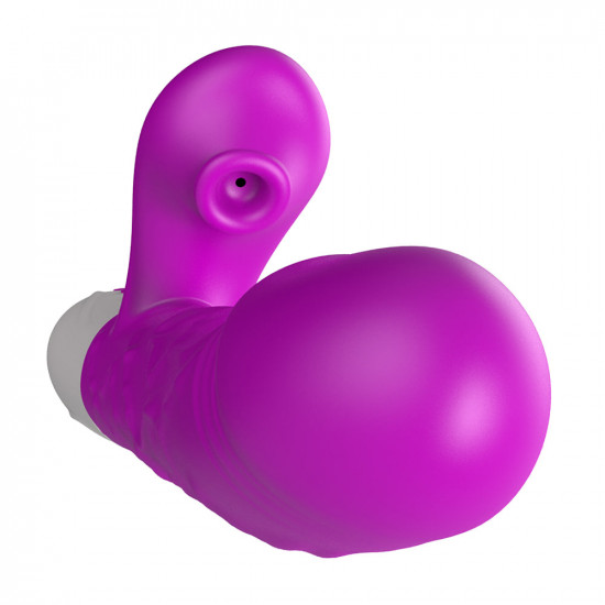 g spot thrusting vibrator with clit stimulation sucker v5