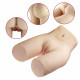 male masturbator lower torso sex doll with waist 22.05lb - angie