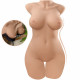 half body torso sex doll likelife size with plump tits and butt 35.27lb - isabella