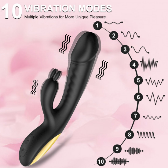 powerful rabbit vibrator female g spot clitoris stimulator masturbator massager