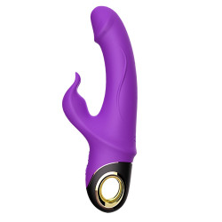 rabbit vibrator with 360 degree rotating head v6