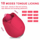 rose flower tongue licking and vibration clit vibrator s2